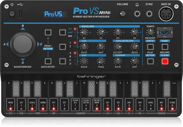 Цифровой студийный синтезатор Behringer Pro VS Mini