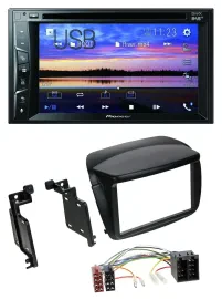 Pioneer Bluetooth 2DIN USB DVD DAB MP3 Autoradio für Fiat Doblo ab 10 Opel Combo