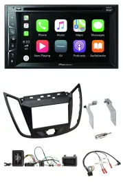 Автомагнитола Pioneer 2DIN USB DVD Bluetooth DAB для Ford Kuga DM2 (с 2013), поддержка управления с руля