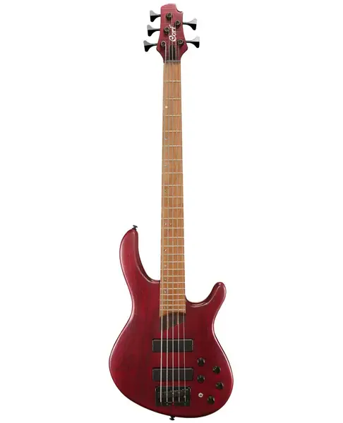 Бас-гитара Cort B5 Plus AS RM Open Pore Burgundy Red