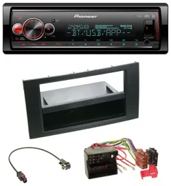Pioneer Bluetooth USB MP3 DAB Autoradio für Ford Fusion Transit Kuga 05-12 schwa