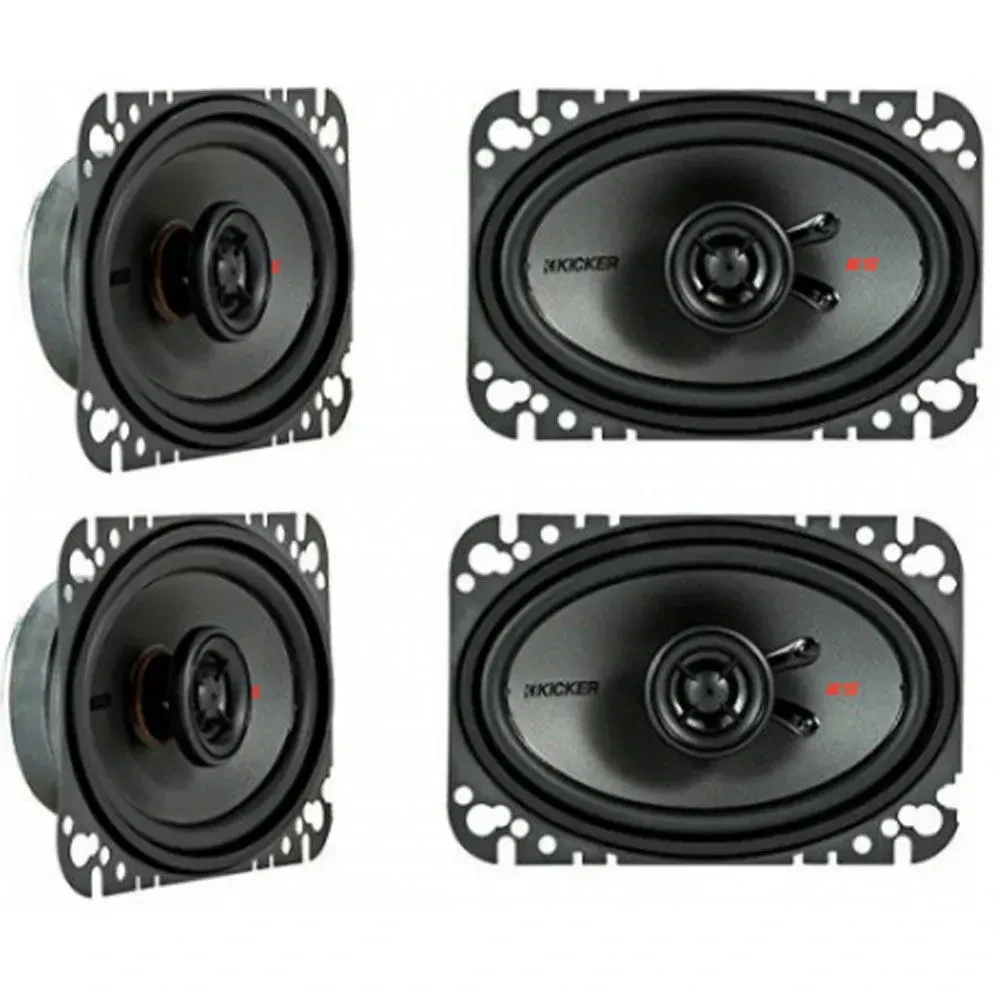 Автодинамики коаксиальные Kicker 44KSC4604 KS Series 4x6", 2-полосные, 150W Peak (набор, 4 шт)