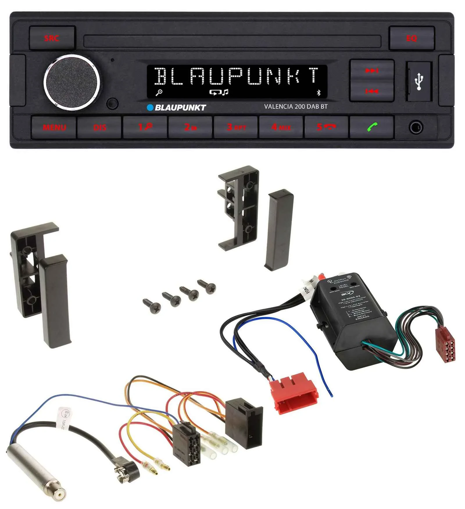 Blaupunkt DAB MP3 Bluetooth USB Autoradio für Audi A2 A3 8L A6 C5 A4 B5 Bose Akt