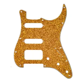 Панель для гитарной деки D'Andrea DPP-ST-GOS-HSS Stratocaster HSS Gold Sparkle