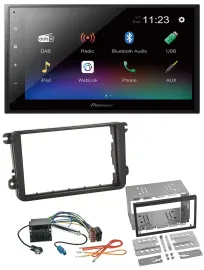 Pioneer USB Bluetooth DAB 2DIN MP3 Autoradio für Seat Alhambra Leon Toledo