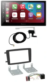 Pioneer USB Bluetooth DAB MP3 2DIN Autoradio für Mercedes C-Klasse CLK Viano Vit