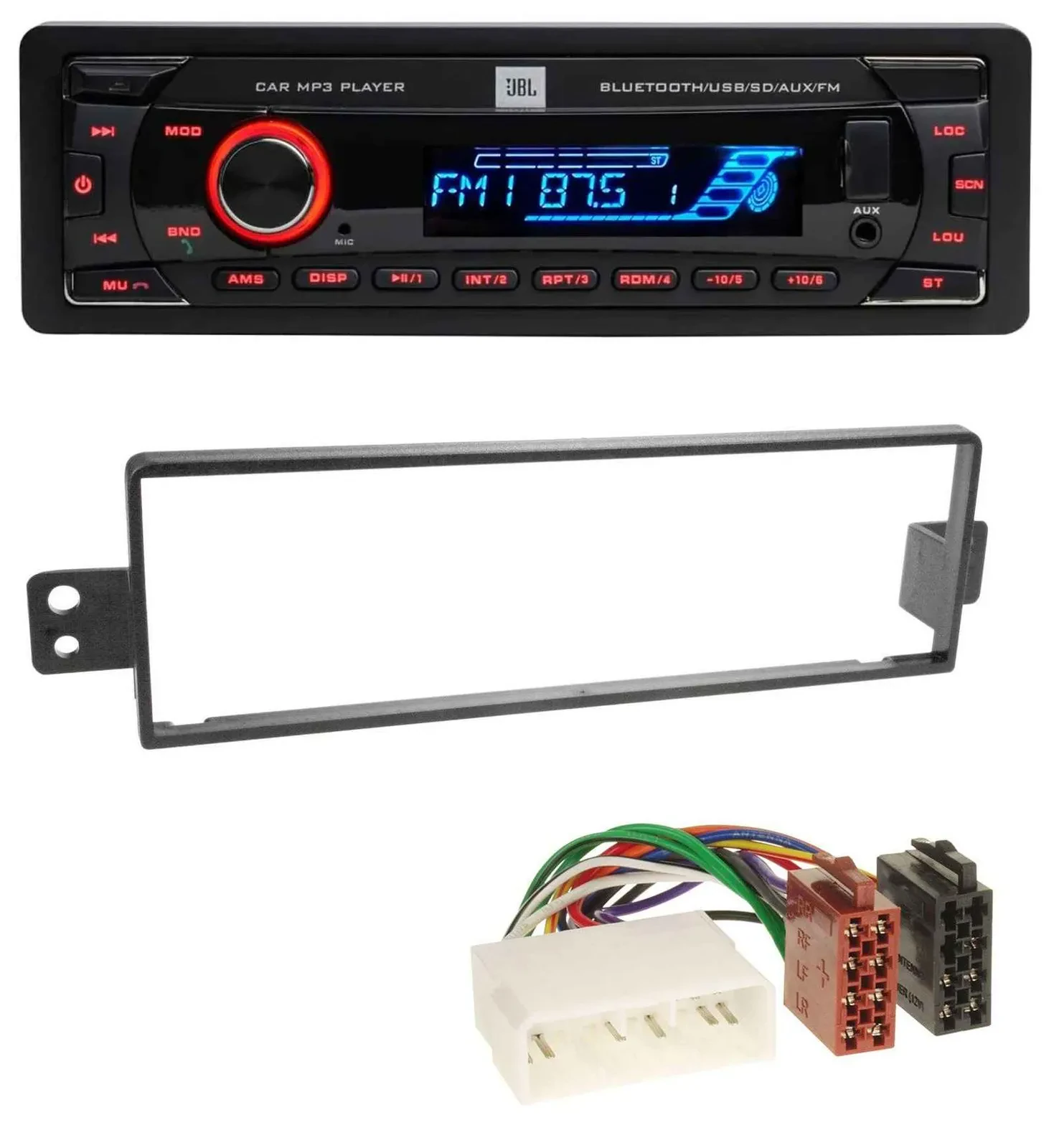 Автомагнитола для SsangYong Rexton JBL Bluetooth, USB, SD, AUX, MP3