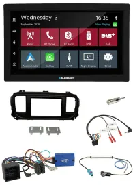 Blaupunkt DAB Bluetooth USB Lenkrad 2DIN Autoradio für Citroen Spacetourer Jumpy
