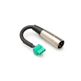 Hosa PHX-206M-BULK 6 Inch Low-Voltage PHX3F to XLR3M Adaptor