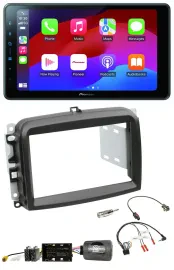 Pioneer Bluetooth 2DIN USB Lenkrad DAB Autoradio für Fiat 500 L ab 2012