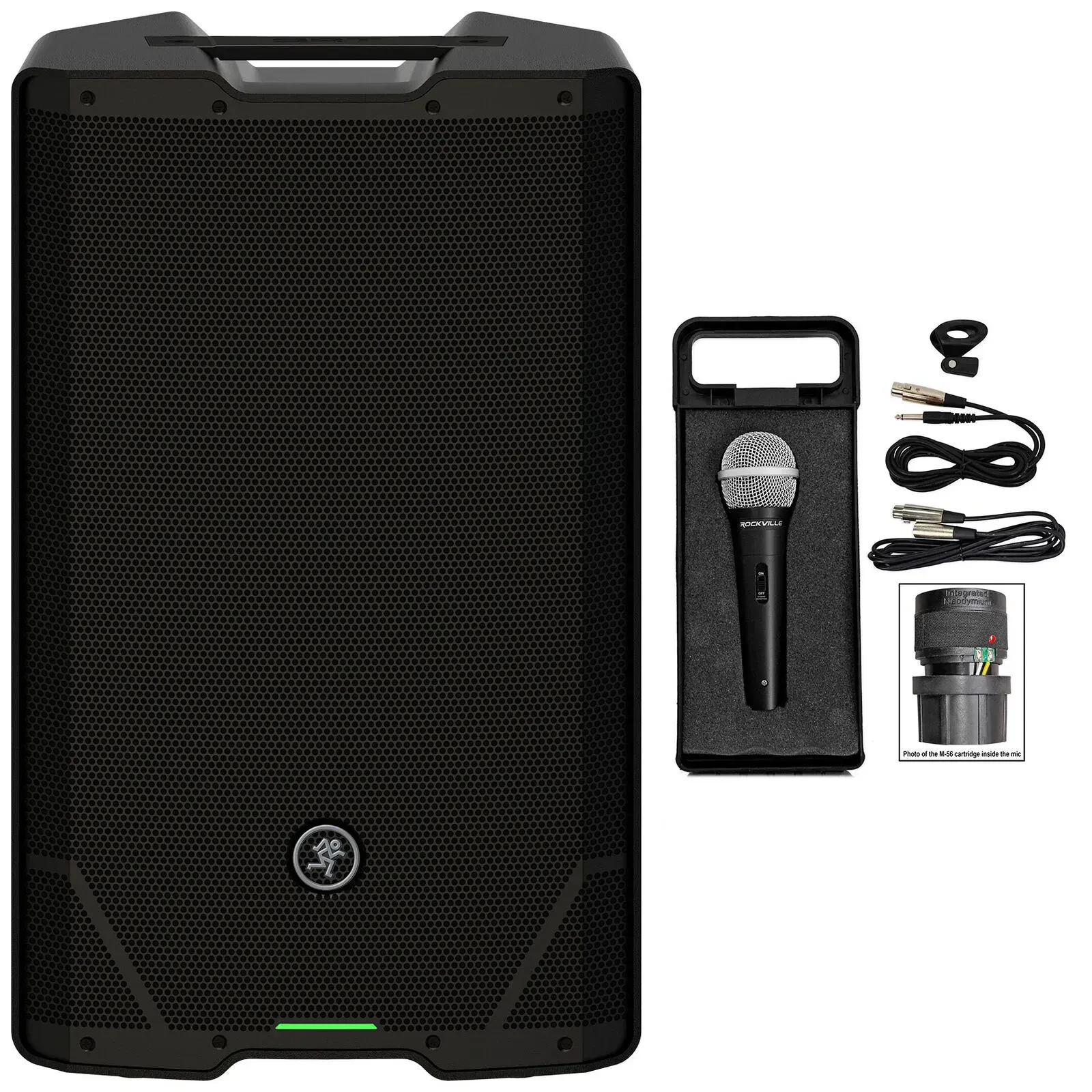 Акустическая система для PA/DJ Mackie SRT215 15", 1600W, Bluetooth (набор, с микрофоном)