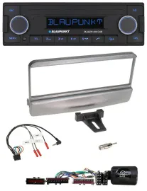 Автомагнитола для Ford Mondeo (2000–2002) Blaupunkt DAB, USB, Bluetooth, серебристая