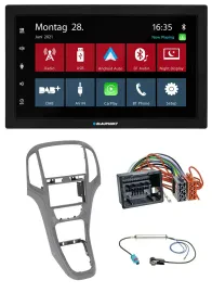 Blaupunkt MP3 Bluetooth DAB 2DIN USB Autoradio für Opel Astra J ab 09 Titangrau