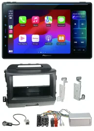 Pioneer Bluetooth DAB Lenkrad USB Autoradio für Kia Sportage 3 10-15 schwarz