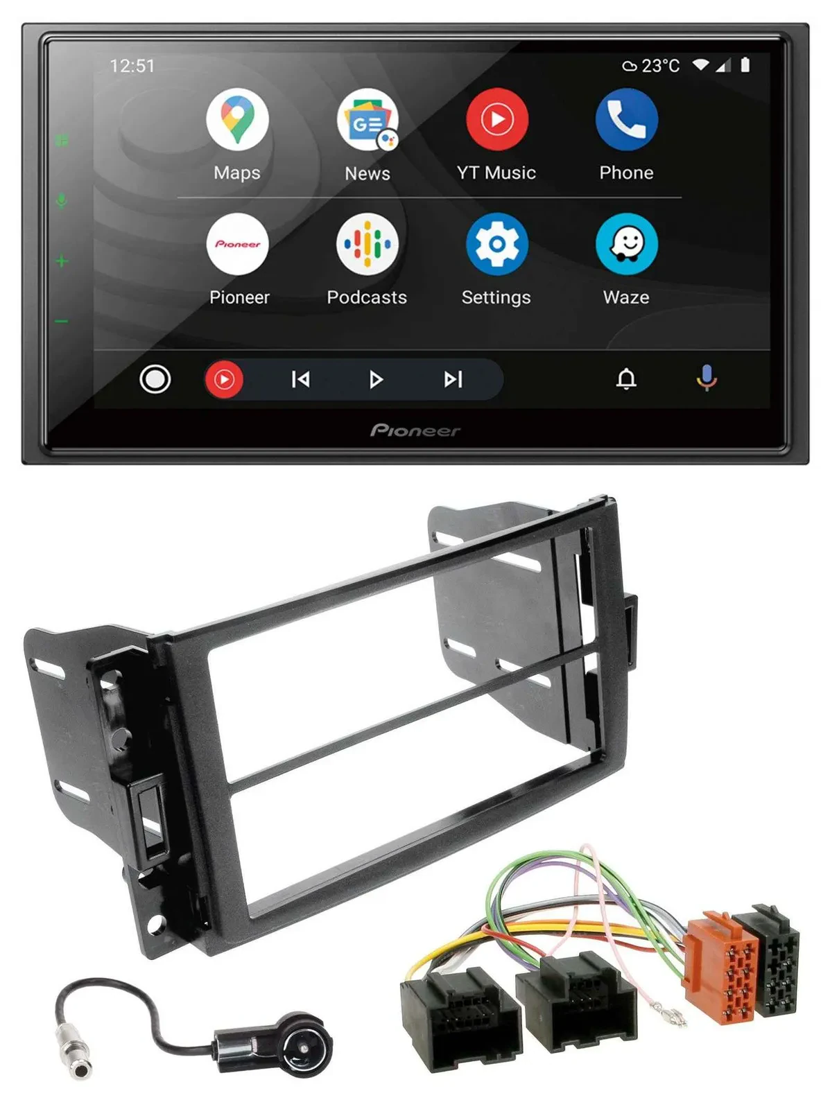 Pioneer USB 2DIN DAB MP3 Bluetooth Autoradio für Chevrolet Corvette 05-13 Upland