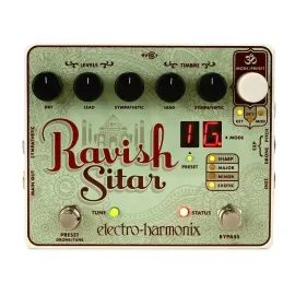 Б/У Педаль эффектов для гитары Electro-Harmonix Ravish Sitar с регулируемой скоростью затухания