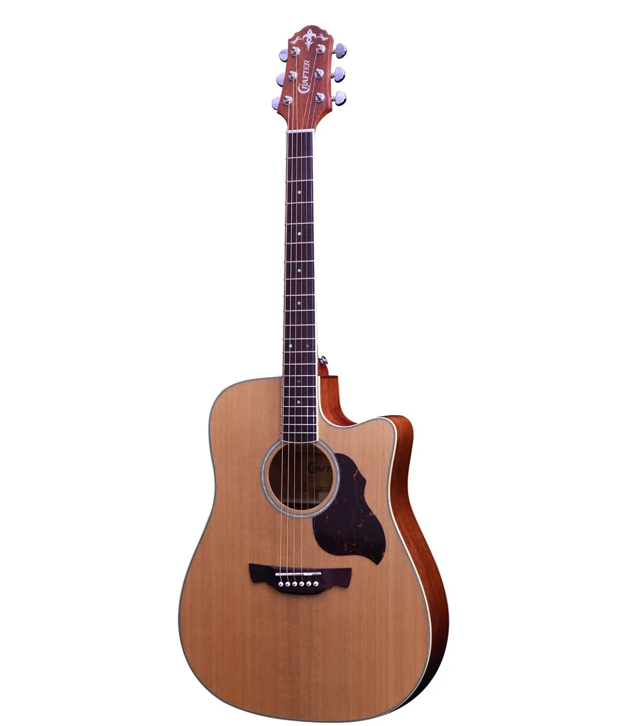 Crafter DE-7 Dreadnought Gloss Natural с чехлом купить в SKIFMUSIC | 457473