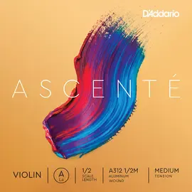 Струна для скрипки D'Addario Ascente A312 1/2M, A