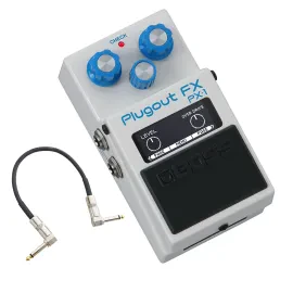 Boss PX-1 Plugout FX Multi-Effektgerät mit keepdrum Patchkabel 30 cm