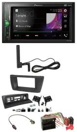 Автомагнитола для BMW X3 E83 2004–2010 Pioneer 2-DIN, DAB, Bluetooth, AUX, MP3