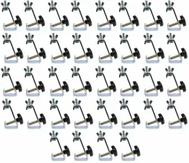 (36) American DJ Dura Clamp Heavy Duty Clamp for Light Bridge One Sys 1/2" Truss