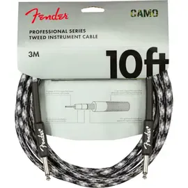 Инструментальный кабель Fender Professional Series Straight/Straight 10' Winter Camouflage
