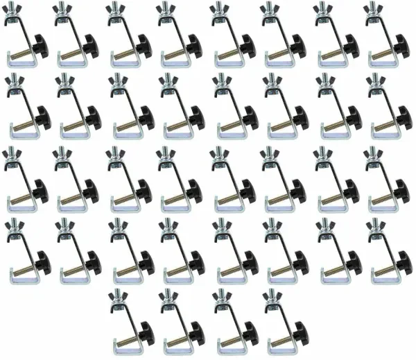(36) American DJ Dura Clamp Heavy Duty Clamp for Light Bridge One Sys 1/2" Truss