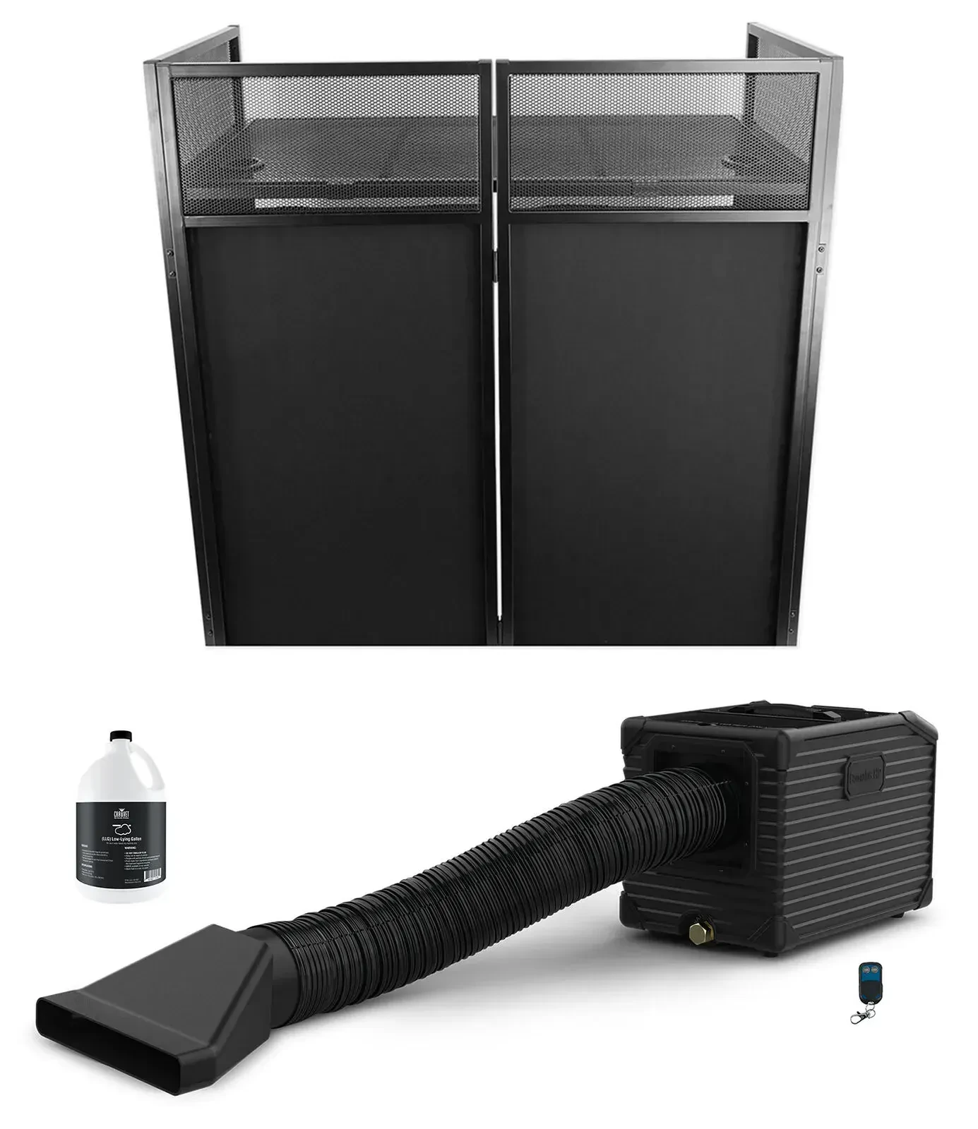 Генератор тумана CHAUVET DJ CUMULUS HP низкостелющийся, DMX (набор) с пультом, фасадом и жидкостью