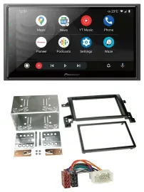 Pioneer USB 2DIN DAB MP3 Bluetooth Autoradio für Suzuki Grand Vitara ab 2005