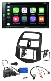 Pioneer DVD 2DIN Lenkrad DAB Bluetooth USB Autoradio für Chevrolet Spark 2013-20