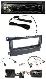 Автомагнитола Pioneer MP3/USB/CD, DAB, для Ford S-Max/Mondeo 2007–2014, чёрная, с поддержкой кнопок на руле