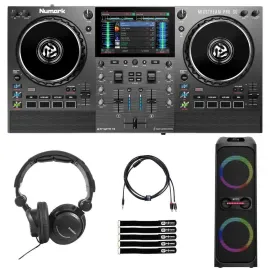 DJ-контроллер с джогом Numark MIXSTREAM PRO GO с аксессуарами