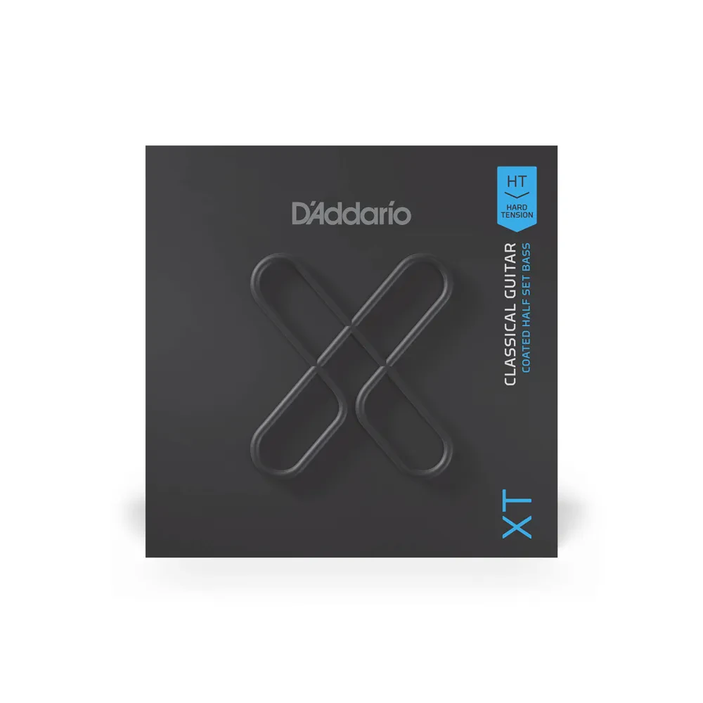 Струны для классической гитары D'Addario XTCH-3B XT (набор, 3 шт.), басовые, посеребрённые
