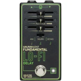 Walrus Audio Fundamental Series LoFi Delay Pedal  Black