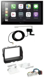 Pioneer USB MP3 2DIN Bluetooth DAB Autoradio für Kia Carens 4 RP ab 2013