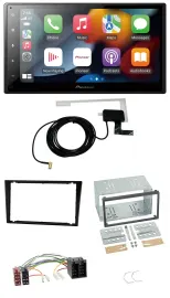 Pioneer MP3 USB Bluetooth DAB 2DIN Autoradio für Opel Combo C Vivaro Corsa C Ome