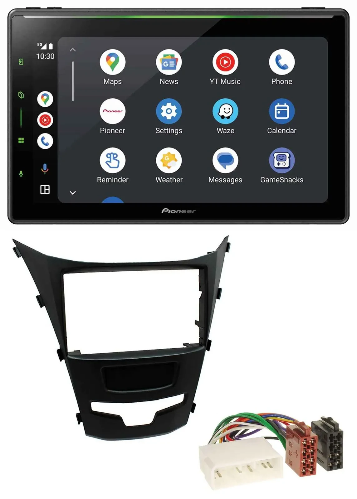 Pioneer 2DIN MP3 USB Bluetooth DAB Autoradio für SSangYong Korando ab 2013