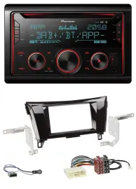 Pioneer 2DIN DAB MP3 Bluetooth USB CD Autoradio für Nissan Qashqai X-Trail ab 14