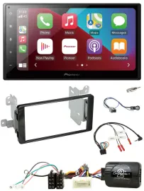 Автомагнитола для Mitsubishi Outlander (с 2012) Pioneer 2-DIN, DAB, Bluetooth, USB, с поддержкой управления с руля