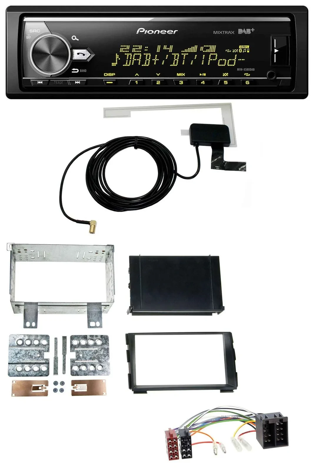 Автомагнитола для Kia Ceed (2009–2012), ProCeed (2011–2013) Pioneer Bluetooth, DAB, USB, MP3