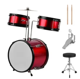 KERA AUDIO ZPD-3 Drumset für Kids, Rot