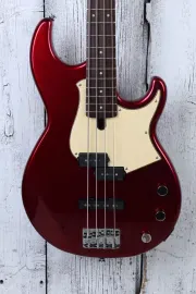 Yamaha BB434 BB400 Series Bass 4 String Electric Bass Guitar Red Metallic