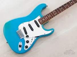 1981 Fender International Color Series Stratocaster Maui Blue, w/ Case, Hangtag