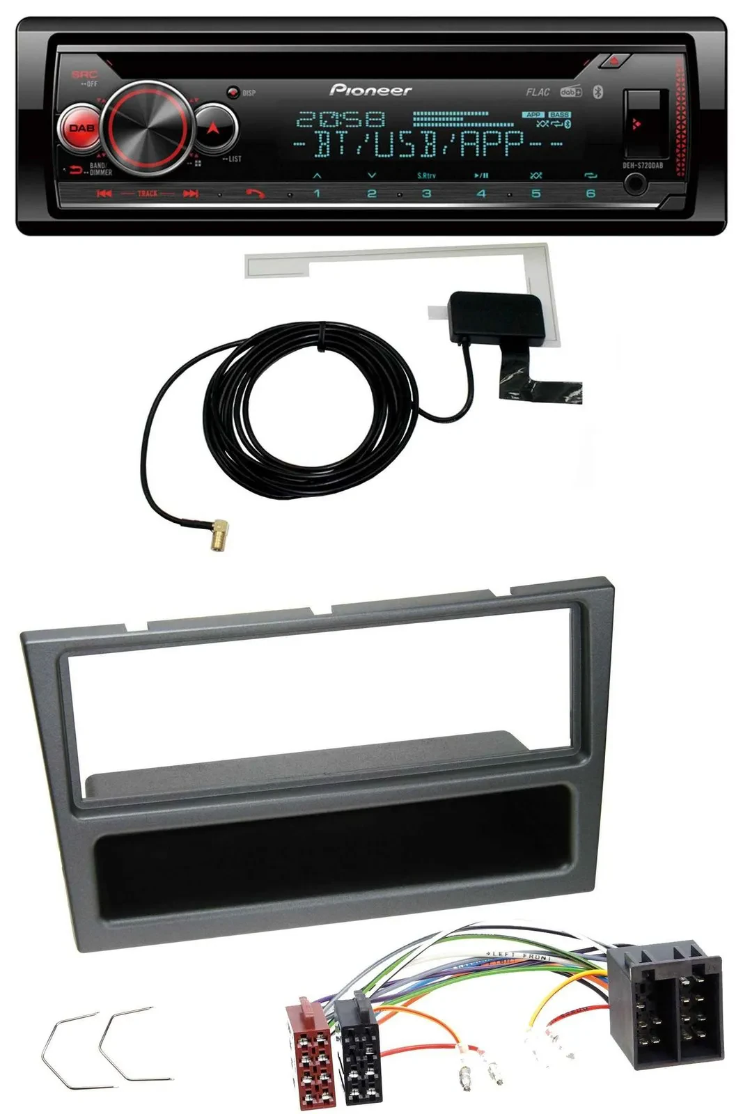 Автомагнитола Pioneer DAB CD MP3 USB Bluetooth для Opel Corsa C, Meriva, Signum, Vectra