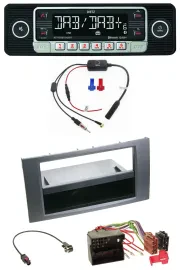 Dietz MP3 DAB Bluetooth USB Autoradio für Ford Focus C-Max Galaxy S-Max 03-07 an