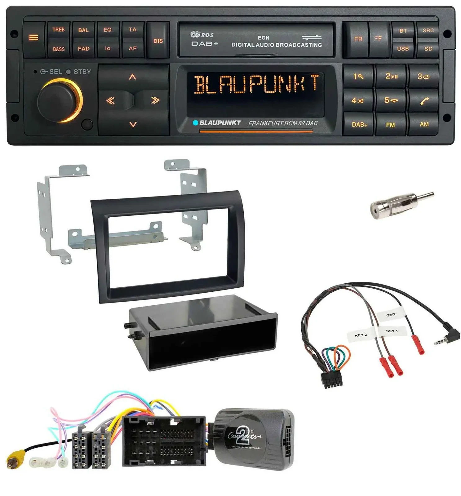 Blaupunkt USB DAB SD Lenkrad Bluetooth Autoradio für Citroen Jumper ab 14 Profiv