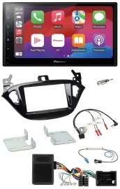 Pioneer DAB USB Lenkrad Bluetooth 2DIN Autoradio für Opel Adam ab 2013 Corsa E