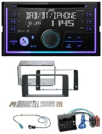 JVC MP3 USB 2DIN DAB Bluetooth CD Autoradio für MAN TGA TGX TGL TGM TGS 2017-202