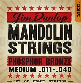 Комплект струн для мандолины Dunlop DMP1140