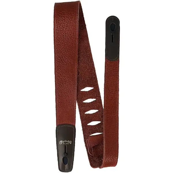 Ремень для гитары Martin Buffalo Leather Lock-It Guitar Strap Tan 2.5 in.